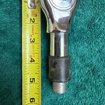 Ludwig Vintage Hercules era Modular Boom Cymbal stand part P-2800 Modified 70s 80s - Chrome image 11