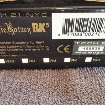 Tech 21 Richie Kotzen Fly Rig RK5 2010s - Red image 12
