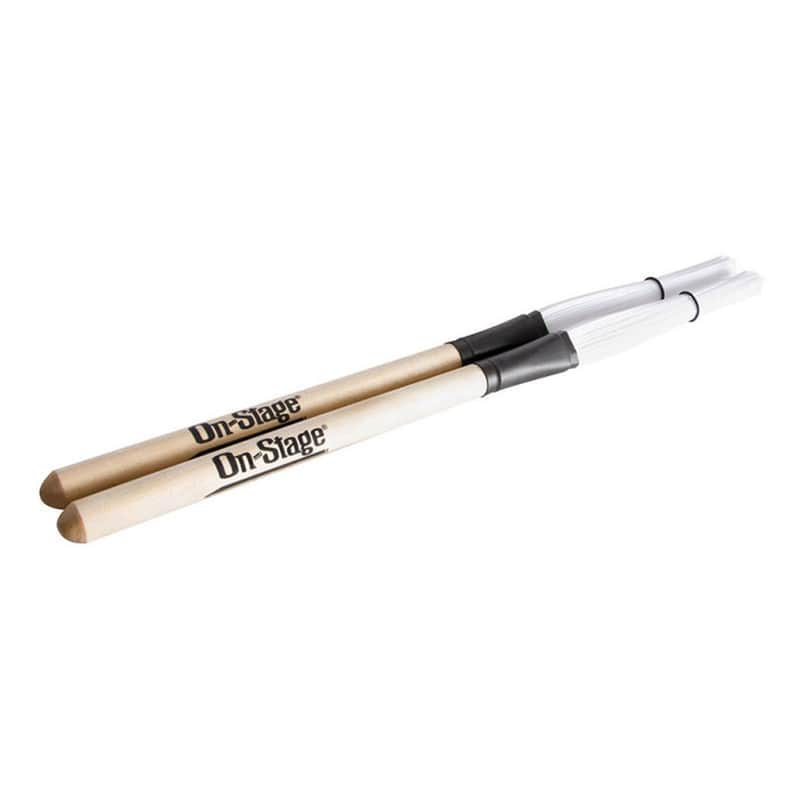 On-Stage WCB100 Wood Cajon Brushes (Pair) image 1