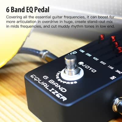 Joyo JF-11 6 Band EQ Guitar Pedal Equalizer ±18dB for Electric Guitar True Bypass image 7