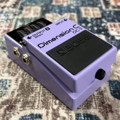 1980s Boss DC2 Dimension C Vintage Blue Label MIJ Made in Japan Spatial Modulation Guitar Effect Pedal W/ Original Box & Paperwork! image 5