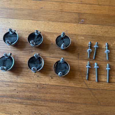 6 pack Vintage DW / Camco Collectors Turrent 80's 90' Style drum lugs image 3