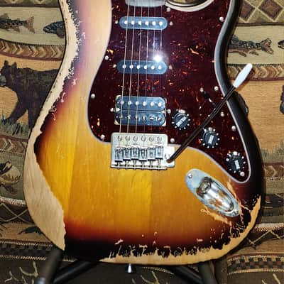 Aged Relic Stratocaster Style Guitar Reproduction image 1