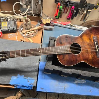 Slingerland Hawaiian Steel Guitar 1920s Vintage Acoustic Parlor Guitar image 2