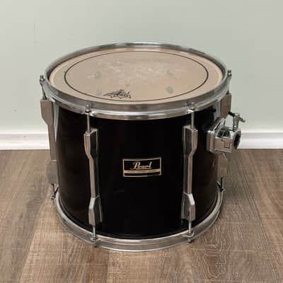 Pearl Export EX 12"x10" Rack Tom Drum Early 90s - Jet Black image 1