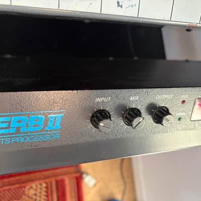 Alesis Midiverb II 16-Bit Digital Effects Processor 1990s - Black image 4