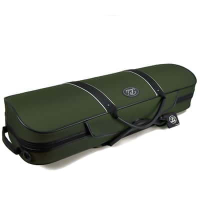 Pedi Violin Case, NiteFlash, 4/4, Olive Green/Grey image 1