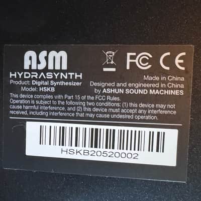 ASM Hydrasynth 49-key synthesizer  — original packaging - 8-Voice Wave Morphing Synth, Poly Aftertouch image 5