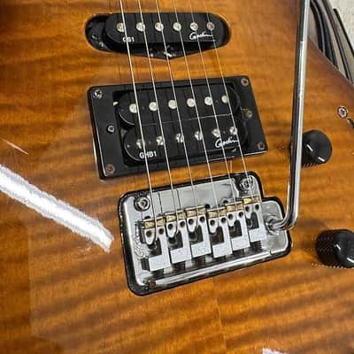 Godin 2010's xtSA Light Burst Flame w/ Gig Bag and Roland GI-10 and More! image 16