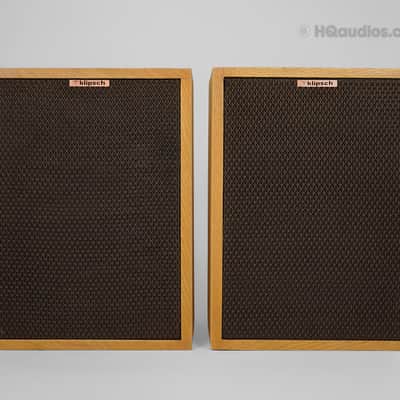 KLIPSCH HERESY SPEAKERS – Professionally Restored – Fully Tested – 1-Year Warranty image 5