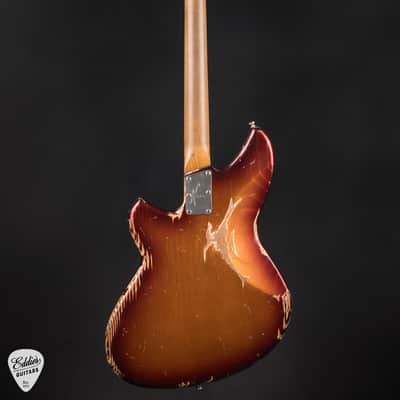 Novo Ivorus Bass Fretless - Mayan Burst #26122 image 5