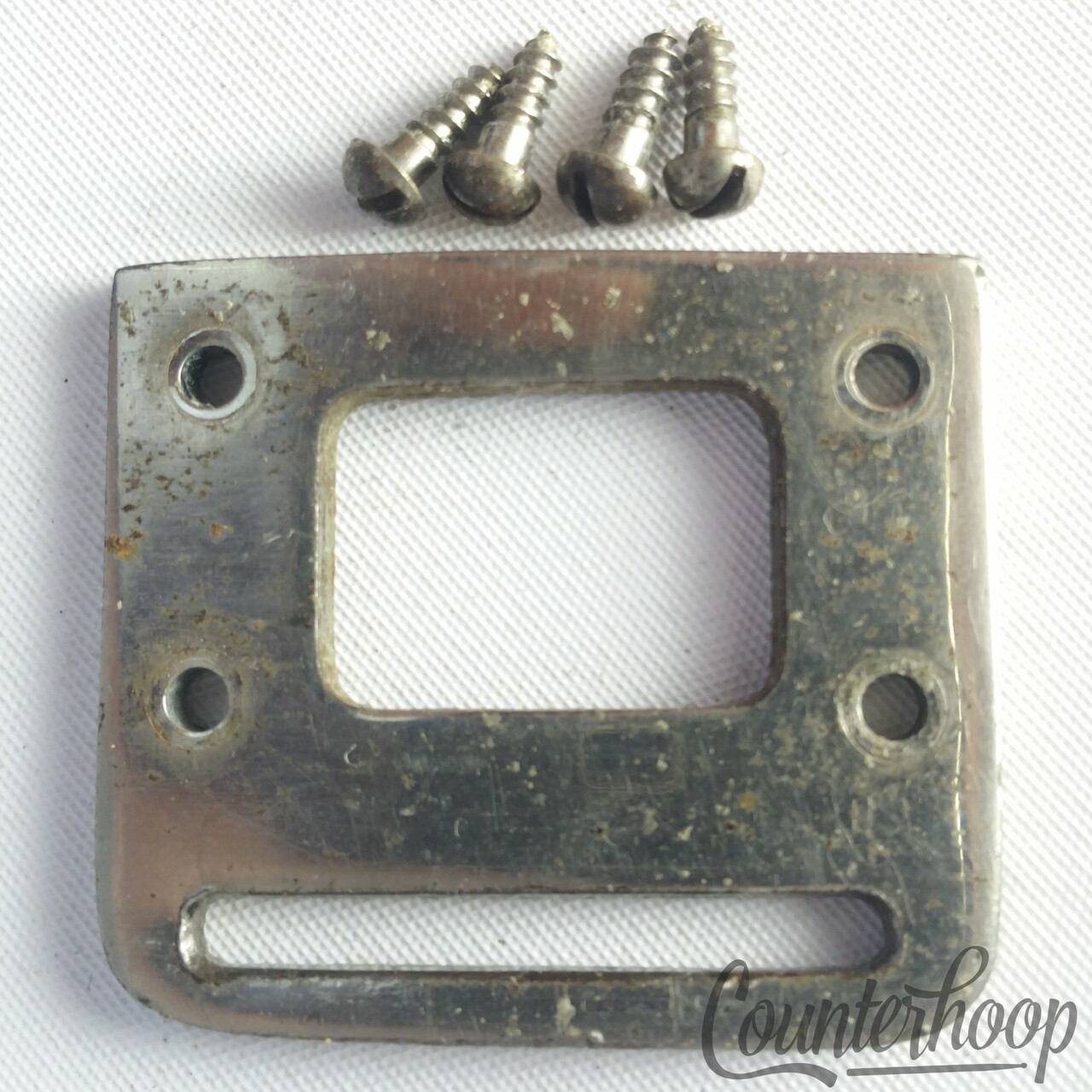 Leedy Snare Drum Marching Harness Wood Hoop Attachment Nickel Vintage 10s Mount — main photograph