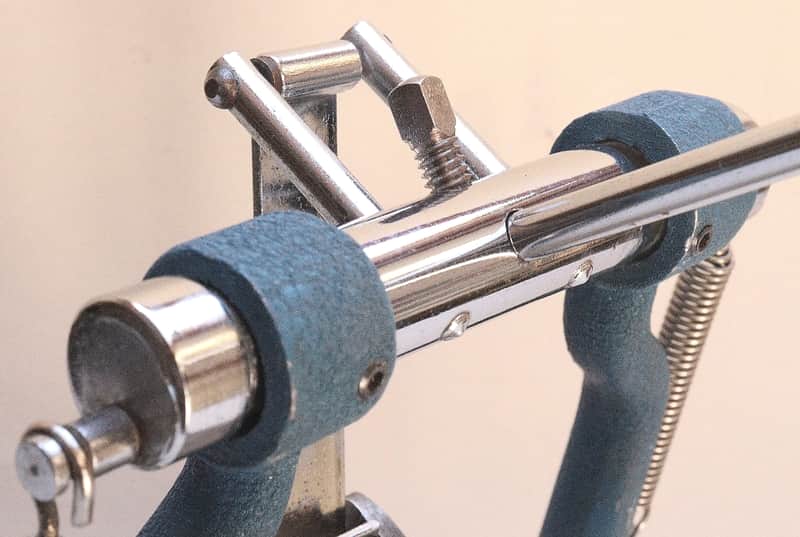 Slingerland AA Bass Drum Pedal, Ball Bearing Action, Scroll Footboard, Blue Textured Finish - 1959 to '60 image 1