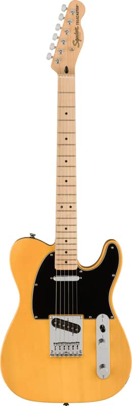 Squier Affinity Series Telecaster Electric Guitar Butterscotch Blonde with Maple Fingerboard image 1