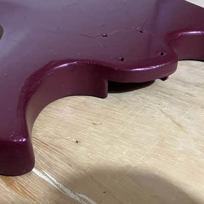 1960s 70s Teisco Zenta Top Twenty Electric Guitar Body Japan Resprayed Kawai image 14