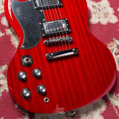 Epiphone SG G-400 Left-handed - Cherry #DW06091842 Second Hand image 4