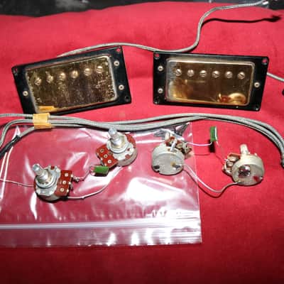 Vintage 1970s Ibanez Super 70 Humbucker Pickups & Wiring Assembly - Made in Japan image 2