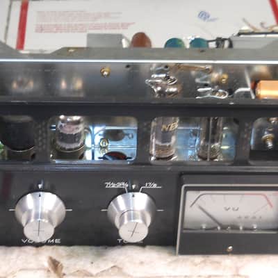 Available June 26 - Matched Stereo Pair AKAI 2 M-8 Tube Mic Pre Tube Direct In Vint.Mic Trans & Custom Case image 7