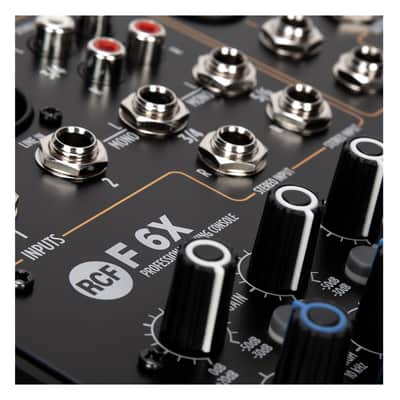 RCF F 6X 6-Channel Live Stereo Mixer Mixing Console FX6 PROAUDIOSTAR image 7