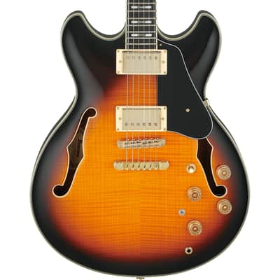Ibanez JSM10VYS John Scofield Signature Guitar w/Case - Vintage Yellow Sunburst image 1