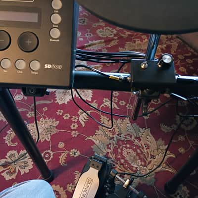 Electronic drums hi hat drop clutch and top cymbal adjuster. image 1