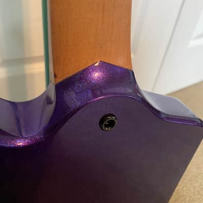 LEF Custom Guitars Star w/ Original Purple Flake Paint image 5