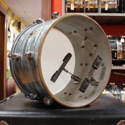 1950s Gretsch Broadkaster Outfit in Midnight Blue Pearl 14x22 9x13 16x16 image 20
