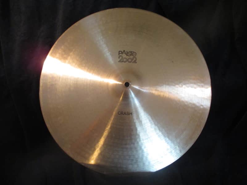 Paiste 18" 2002 "Black Label" Crash Cymbal 1971 - 1980 image 1