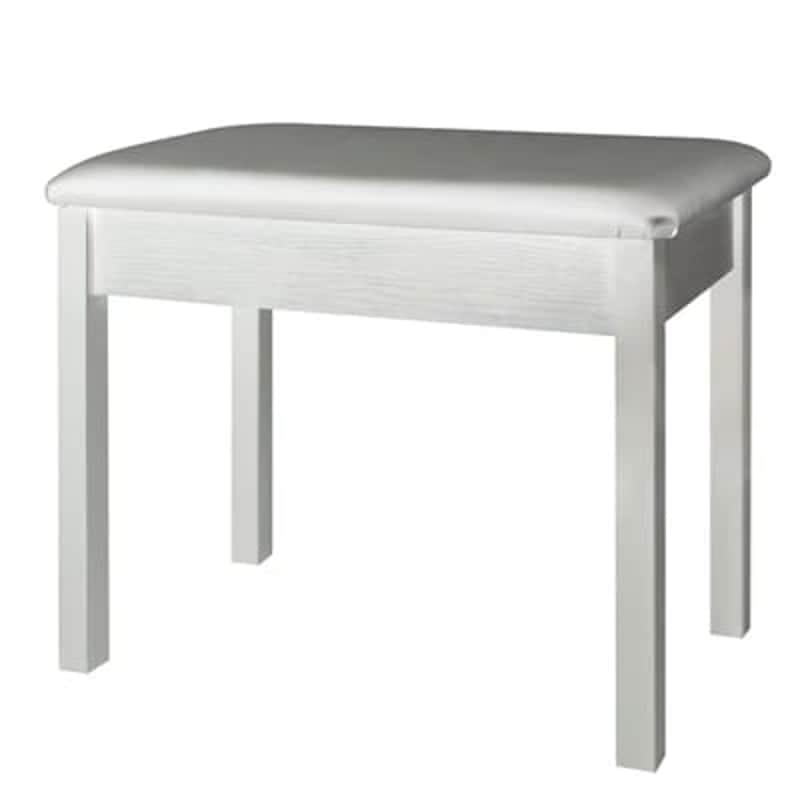 On-Stage KB305W Furniture-Style Piano Bench - White- O image 1
