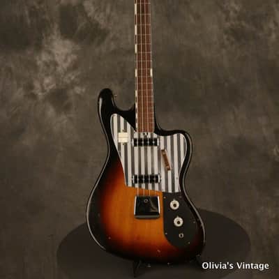 Silvertone/Teisco "Flea" Bass 1960s Sunburst image 2