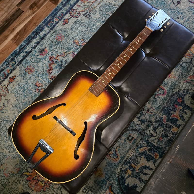 1950s Mystery Archtop - Sunburst - European, Possibly Framus image 1