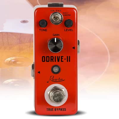 Rowin LEF-302-B Overdrive II Tube Screaming Sounds with Jcr 4558 Chip for Hot Powerful Crunch Tones image 1