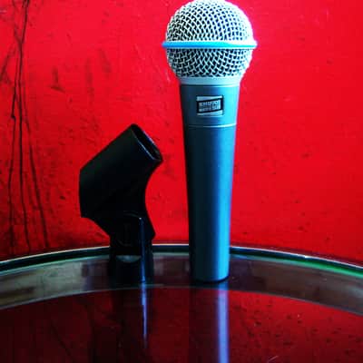 Vintage RARER 1980's Shure BETA 58 / SM58 dynamic cardioid microphone USA Low Z w accessories SM58 # 3 image 11