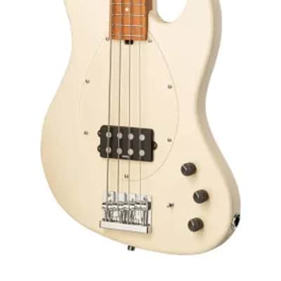 Sadowsky MetroExpress 21-Fret Vintage M Bass, Roasted Maple Fingerboard, 4-String - Solid Olympic White High Polish image 4