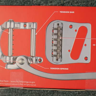 Bigsby B5 Telecaster Modification Vibrato Tailpiece Kit Polished Aluminum image 2