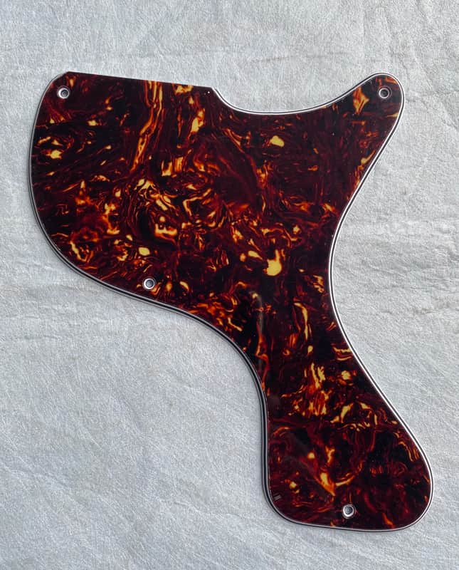 New Guitar Pickguard Fits Gibson Les Paul Junior 1958 Guitar Pickguard,4 Ply Brown Tortoise image 1