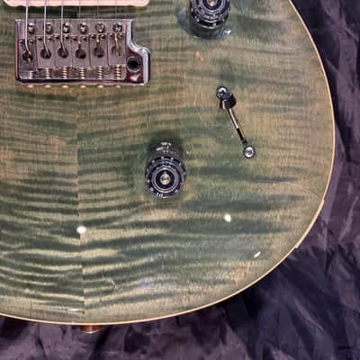 PRS Custom 24 2011 - Present - Tramp2016 PRS Custom 24 USA Core – Trampas Green – All Stock w/ Original Case image 5