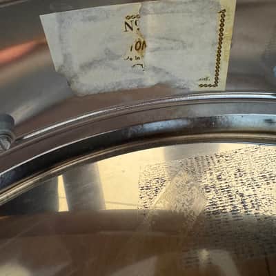 PowerTone 5x14" 8-Lug Brass Snare Drum with "Beavertail" Lugs image 12