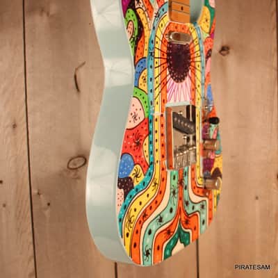 Squier Classic Vibe '50s Custom art Telecaster " Spider Maze 5 " image 7