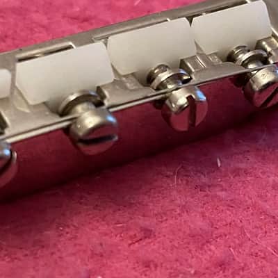 vintage 1970 1972 Gibson ABR1 NICKEL bridge for Les Paul es 335 SG 175 Barney Kessel 150 340 es-125 image 11