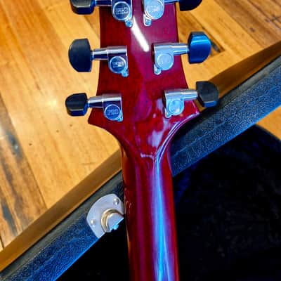 PRS McCarty Hollowbody - Translucent Red Flame Top image 9