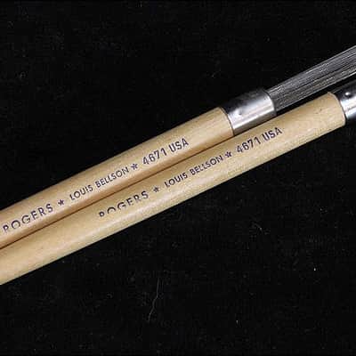 ULTRA RARE Rogers Louis Bellson Brush/Sticks - MINT! / 1960s image 6