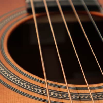Huss and Dalton 00-SP Custom 2023 - Sunburst. Sinker Mahogany & Red Spruce. Snakewood Binding. NEW (Authorized Dealer) image 7