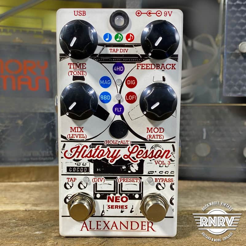ギター ALEXANDER PEDAL History Lesson v3 Alexander Pedal History Lesson Vol.3 Delay | Best Bang for Your