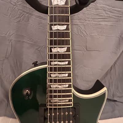 ESP LTD EC-1000 Deluxe – See Thru Green Flame Maple – Made in Korea - 2017 image 3
