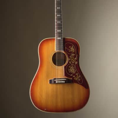 Epiphone (1965) FT-110 Frontier Acoustic Guitar - Sunburst, incl. HSC image 3