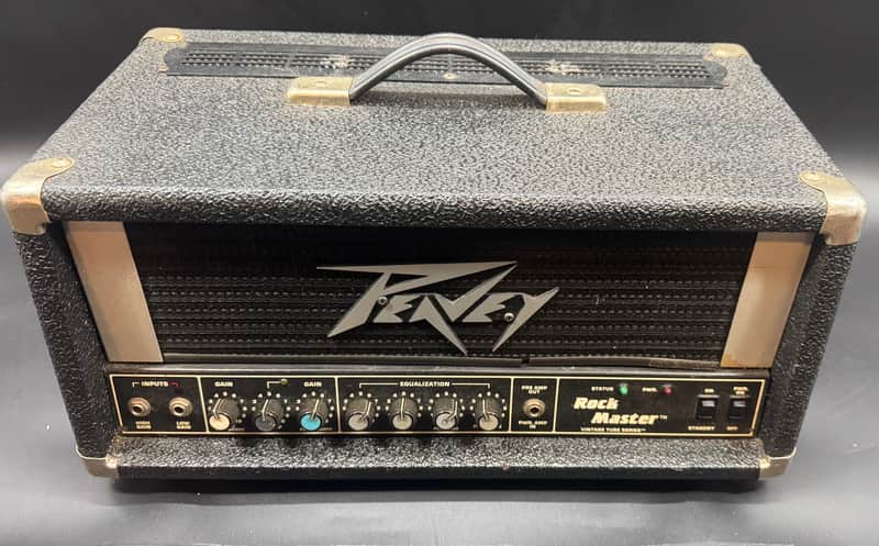 Peavey Rock Master Vintage Tube Series 120-Watt Guitar Head 1980s - Black image 1