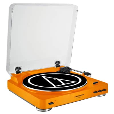 Audio-Technica AT-LP60 Fully Automatic Stereo Turntable System (Orange) image 3