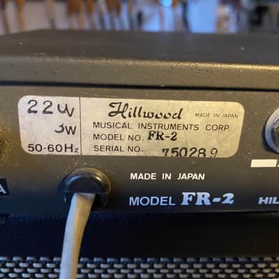 Hillwood FR-2 Fullroter - Leslie simulator 70s image 3