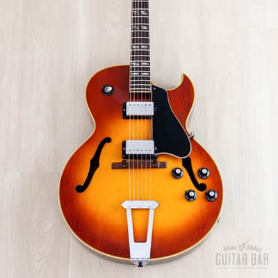 1970 Gibson ES-175 D Vintage Hollowbody Guitar Ice Tea Sunburst, Collector-Grade w/ Pat # T Tops, Case image 2